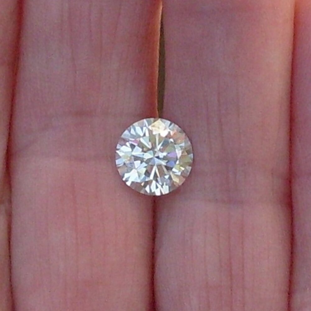 9mm (3 Carats) - Charles & Colvard Forever Classic Moissanite Stone C & C Card